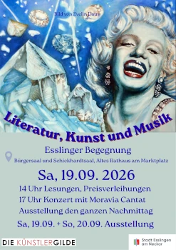 Esslinger Begegnung der KünstlerGilde 2026: Literatur, Musik, Kunst