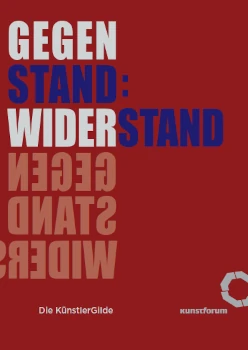 Cover Kunst-Katalog Gegenstand-Widerstand | KünstlerGilde Esslingen & Kunstforum Regensburg