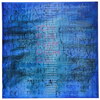 Dorothee Krämer - Blaue Zusage @ Mitgliederausstellung 2026 KünstlerGilde