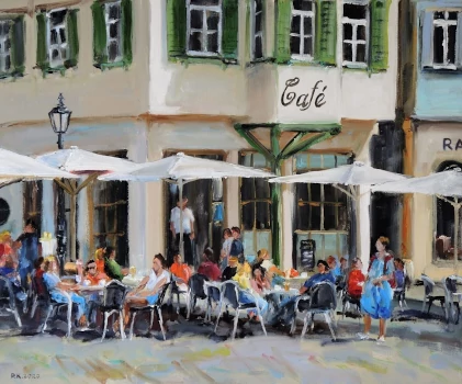 pavel-kratochvil-esslingen-cafe-rathausplatz-oel